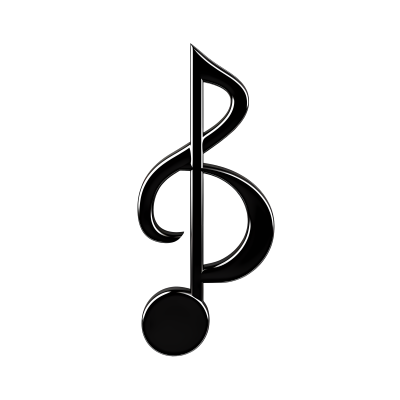 手绘艺术感音符图形素材