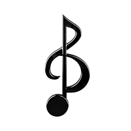 手绘艺术感音符图形素材