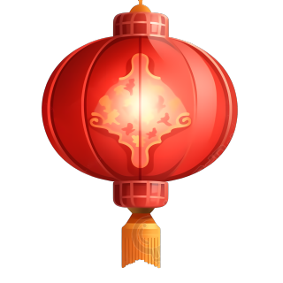 可商用高清PNG透明背景中国风红灯笼素材
