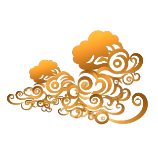 金色中国吉祥云