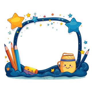 夏日蓝色空间装饰线条PNG素材
