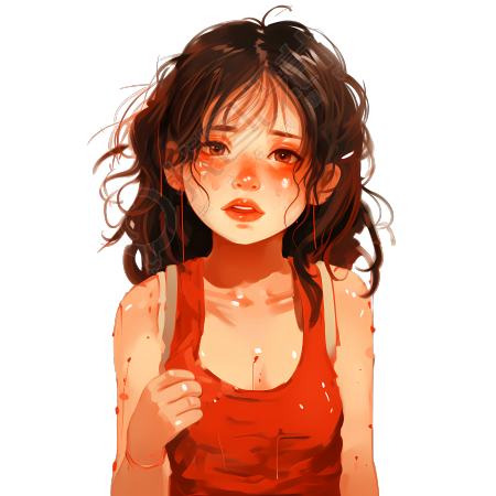 卡通女孩高清图形素材