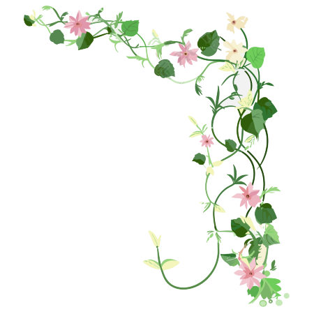 花藤透明背景素材
