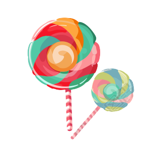 矢量糖果插画
