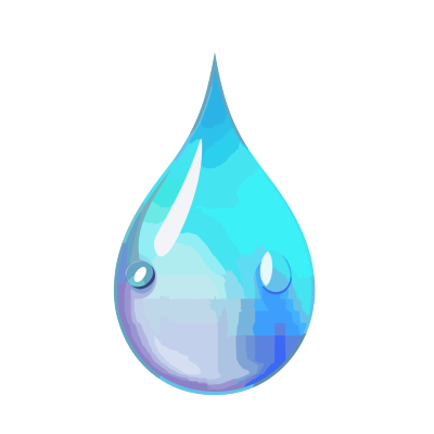水滴插画素材