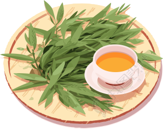 透明背景高清茶叶图形素材
