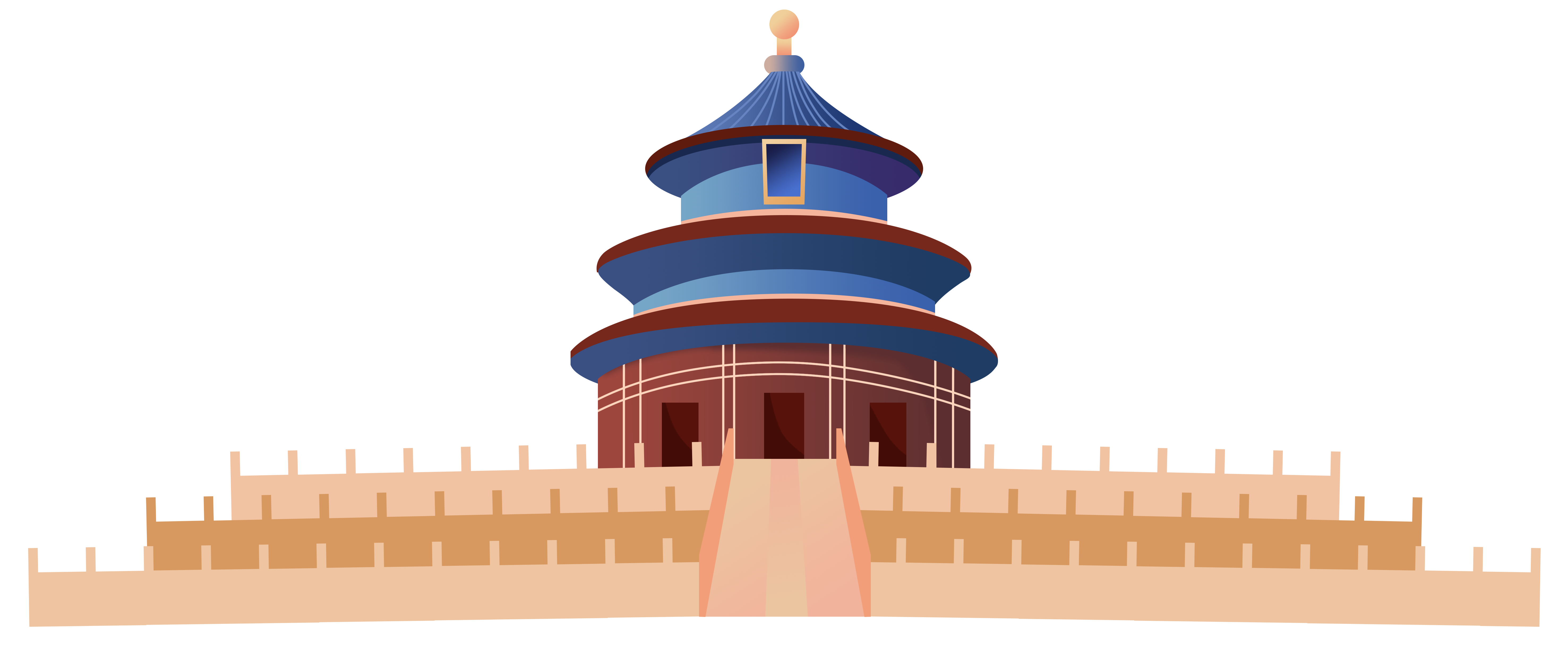 气势恢宏的天坛建筑素材