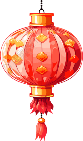 新春红灯笼矢量素材