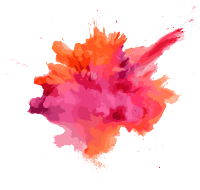 高清透明背景粉色爆炸粉末插画设计素材