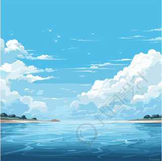 海洋插画矢量素材