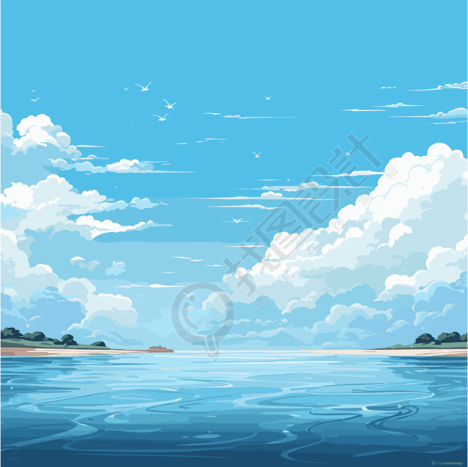 海洋插画矢量素材