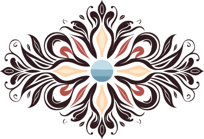 透明背景花纹高清PNG插画设计
