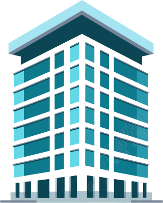 透明背景城市建筑PNG插图
