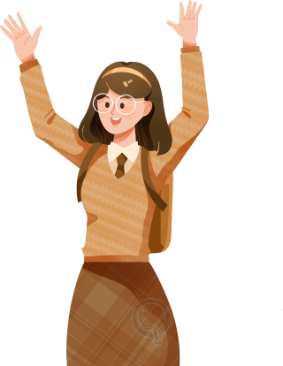 校园少女元素