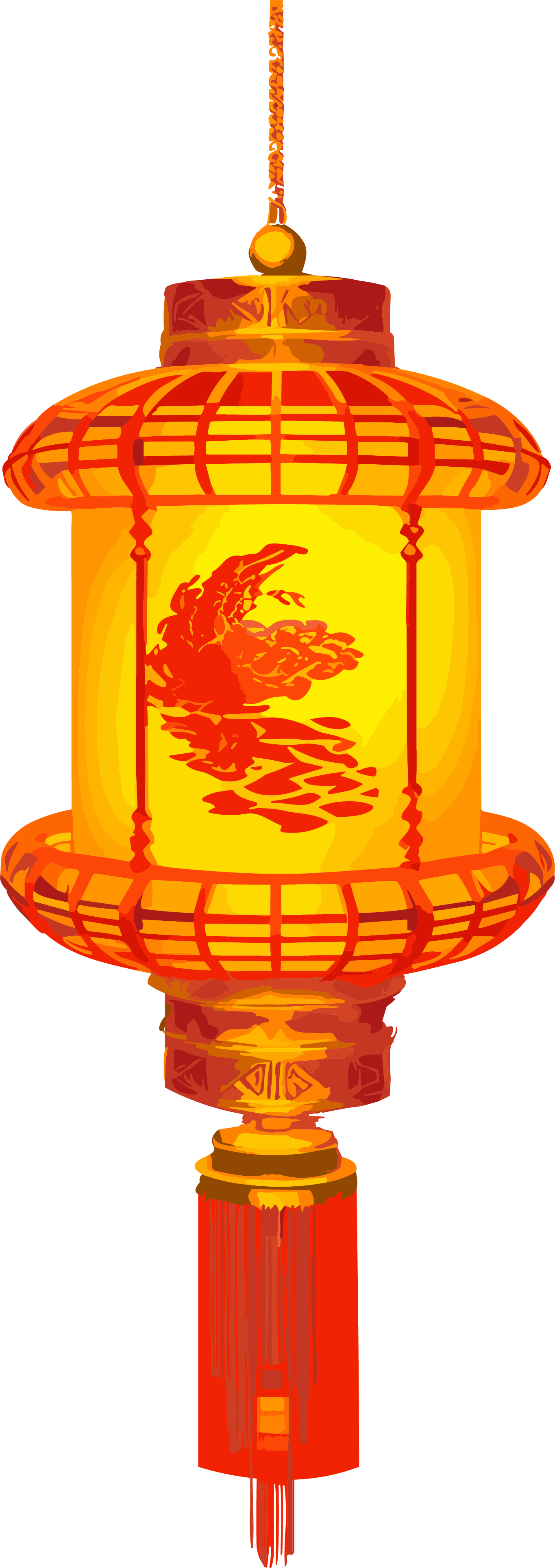 国风灯笼透明背景的高清图形素材
