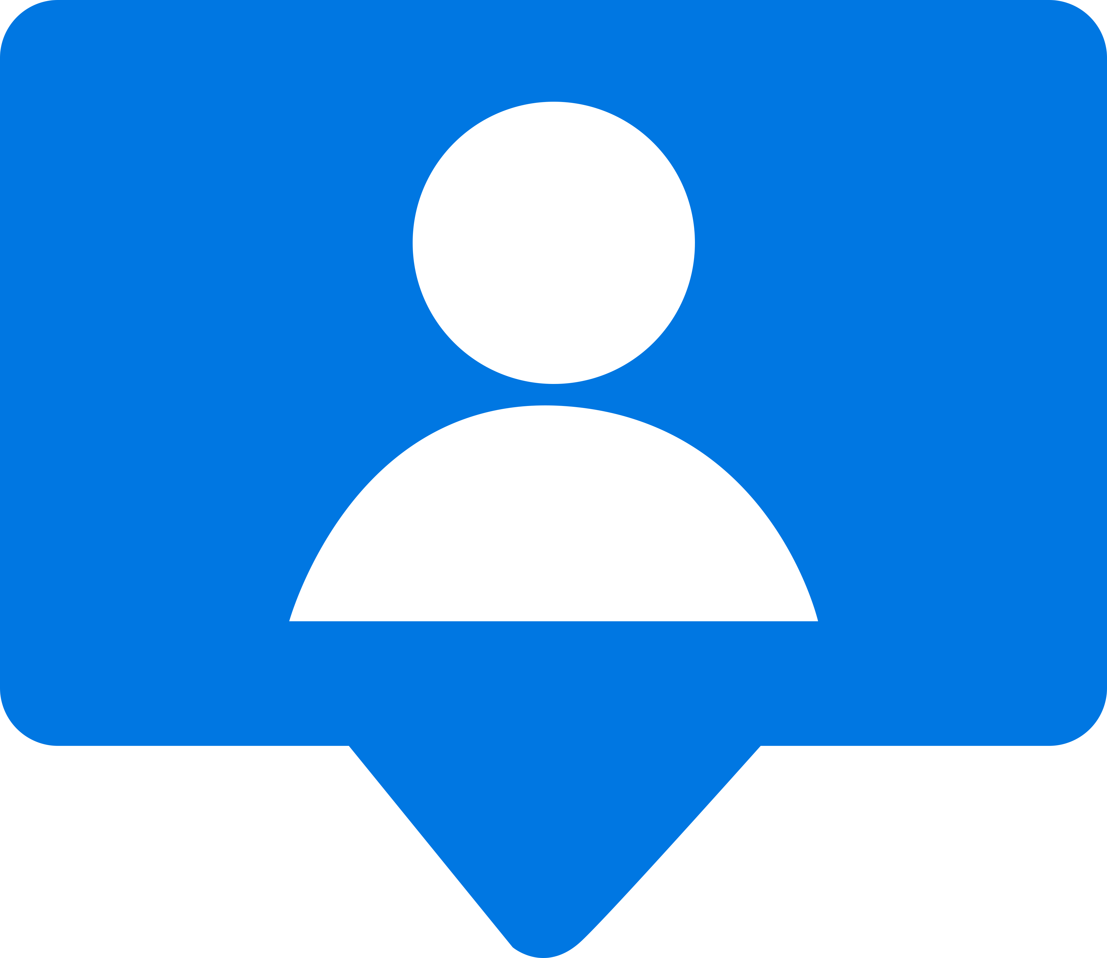 蓝色关注提示图标商用插画PNG素材