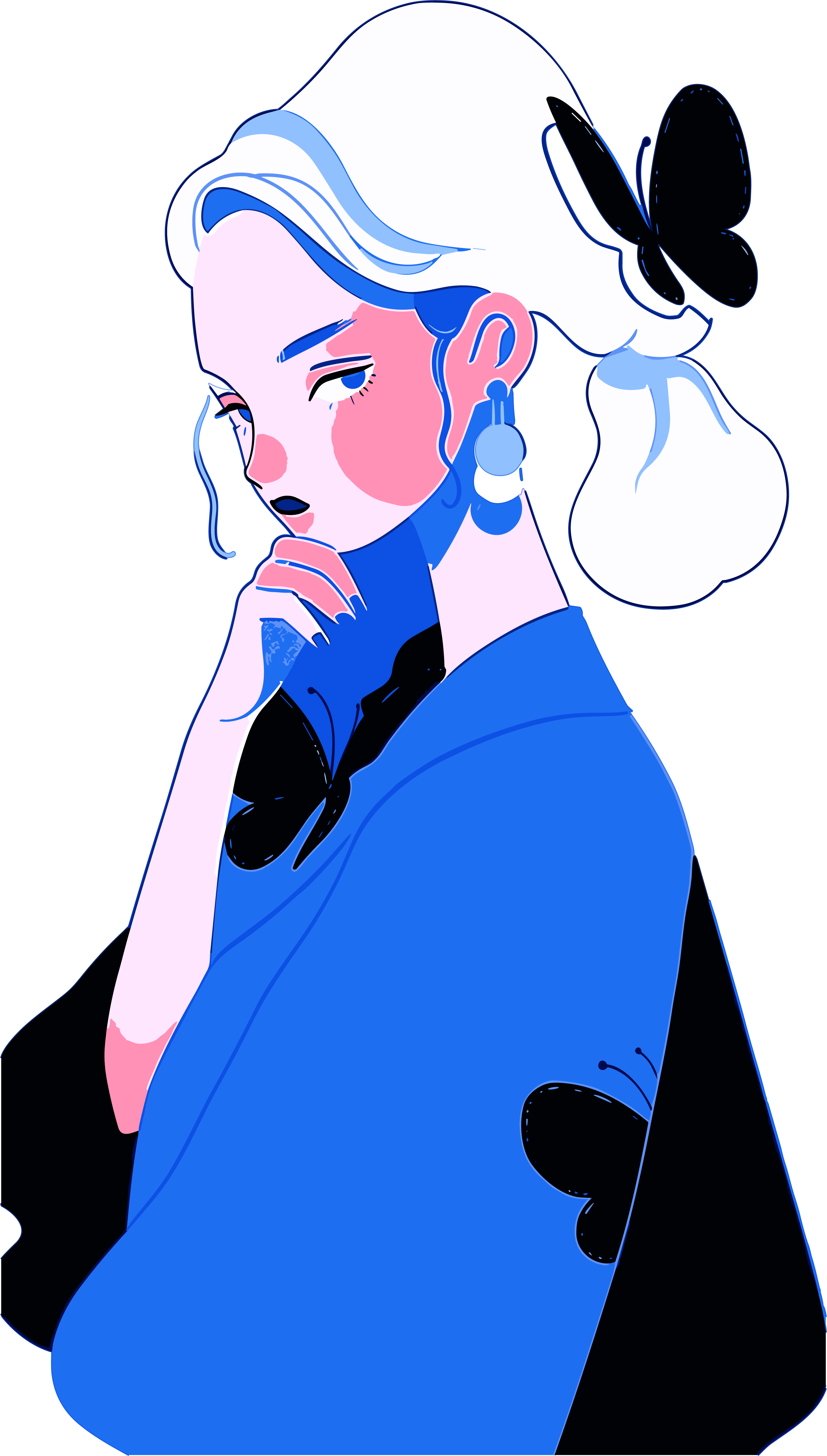 现代风格插画设计元素