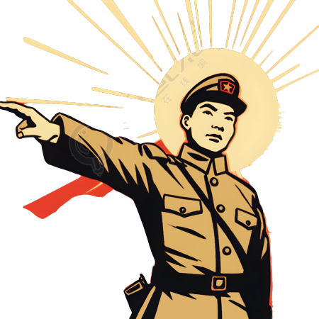 社会主义卡通插画设计元素