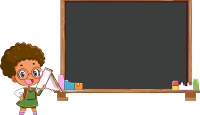 学习工具黑板卡通边框PNG