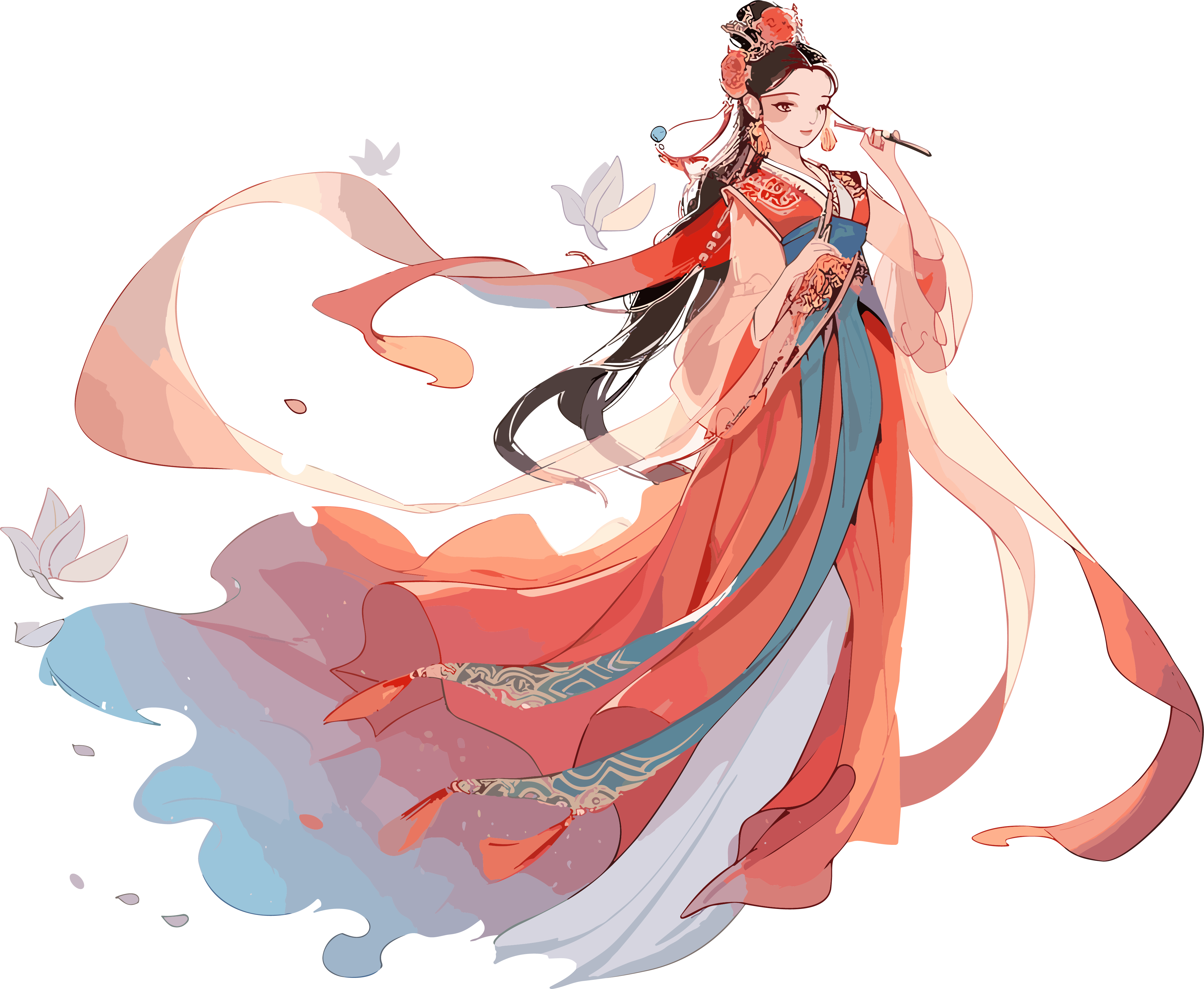 长夜仙子插画