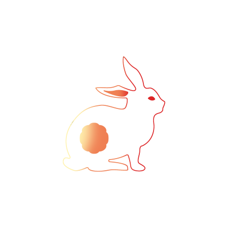 中秋兔子PNG素材