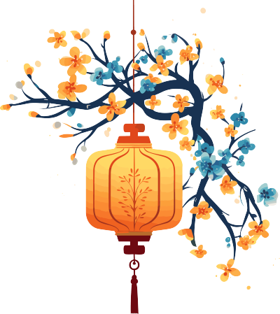 传统艺术灯笼设计元素