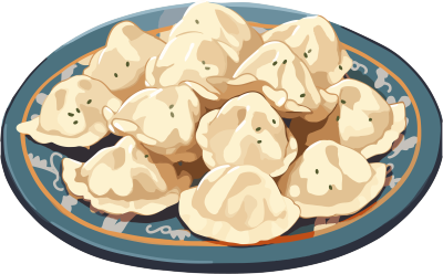 透明背景商业使用饺子PNG元素