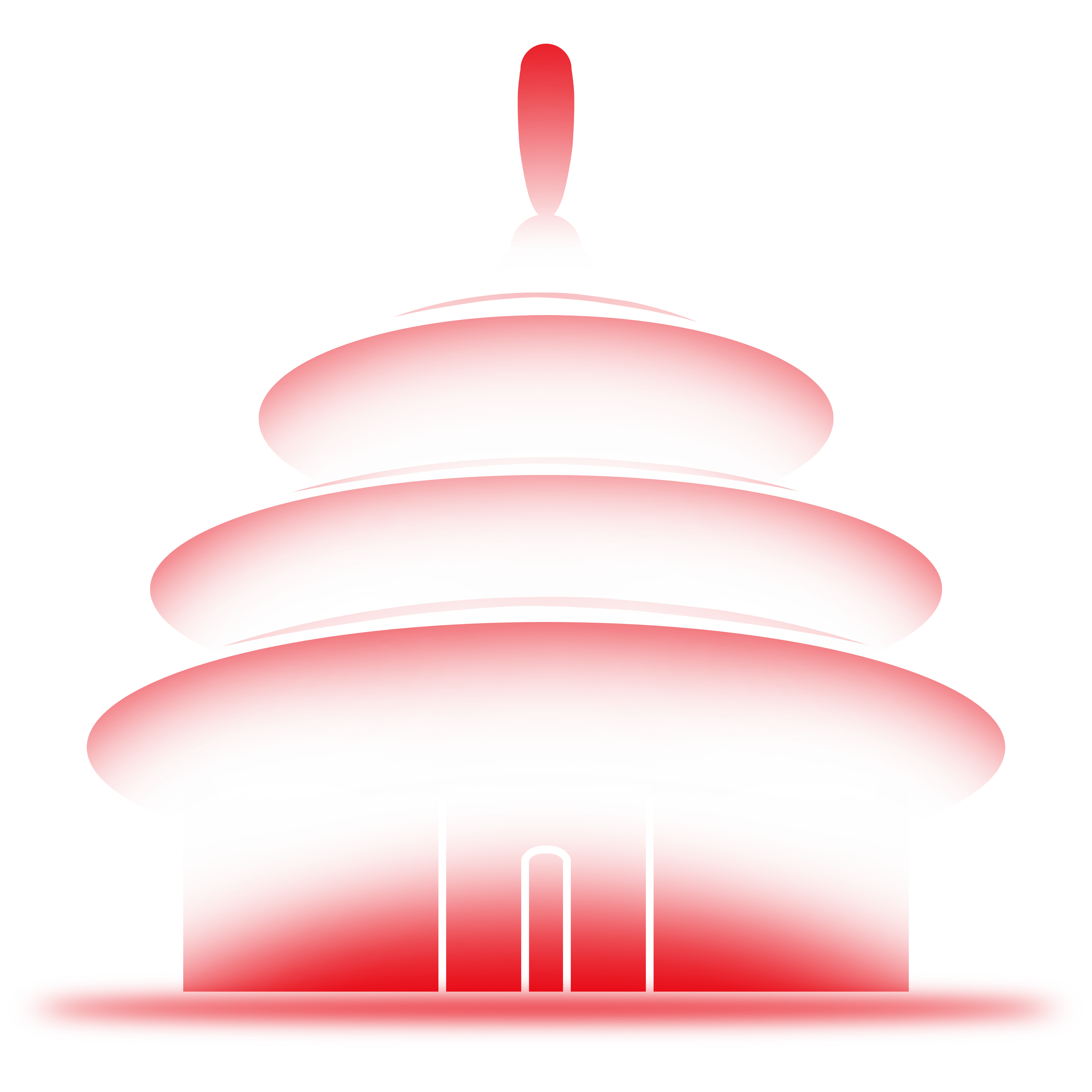 北京天坛插画怎么画
