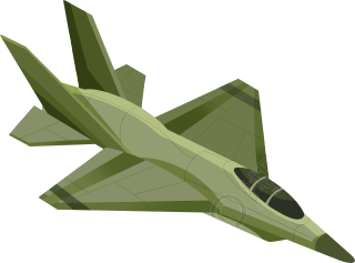 手绘防空演练飞机透明背景插画