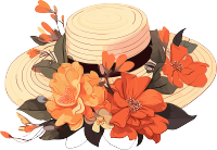 淡红浅米色帽子插图