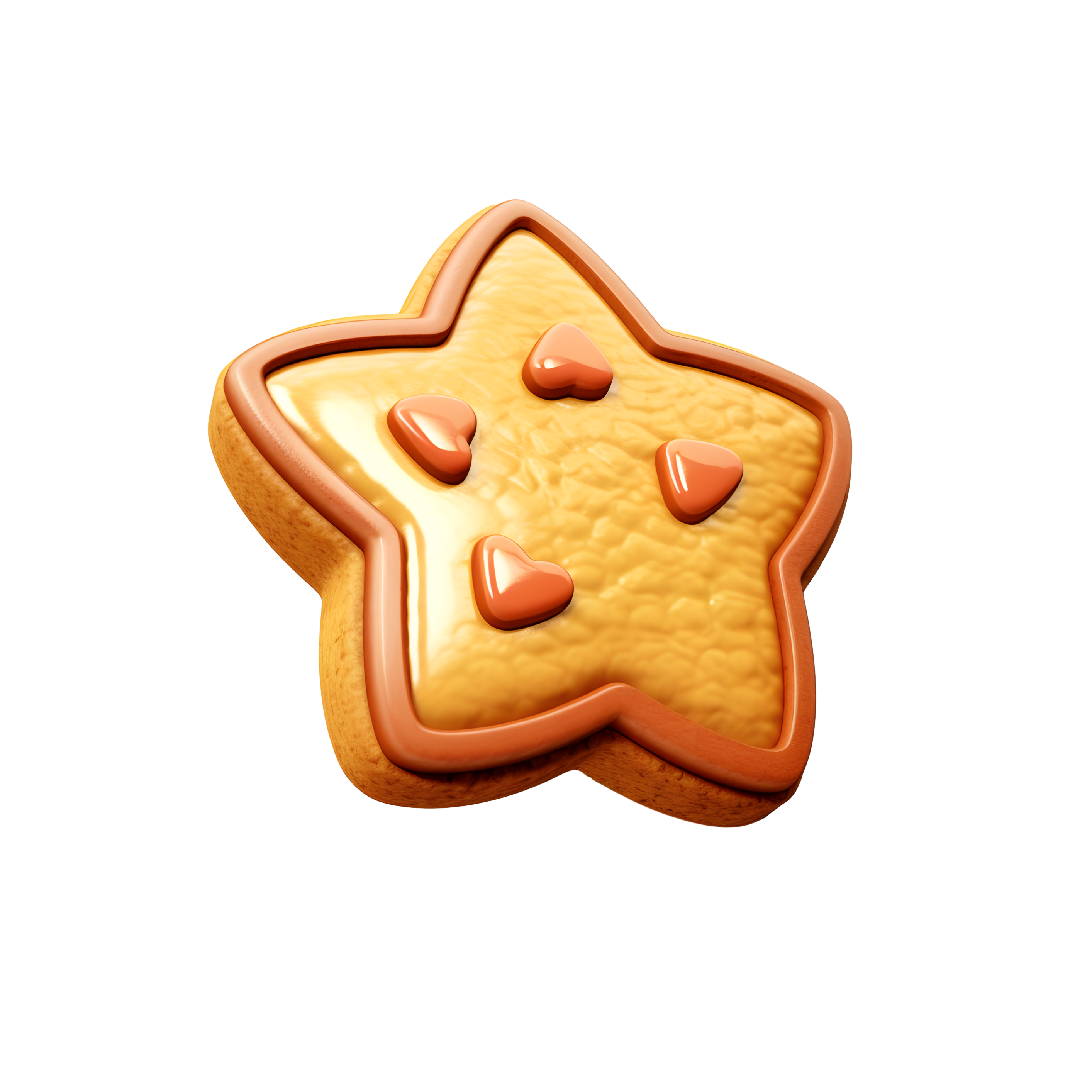星星小饼干3D卡通素材
