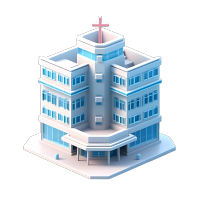 医疗图标设计医院插画