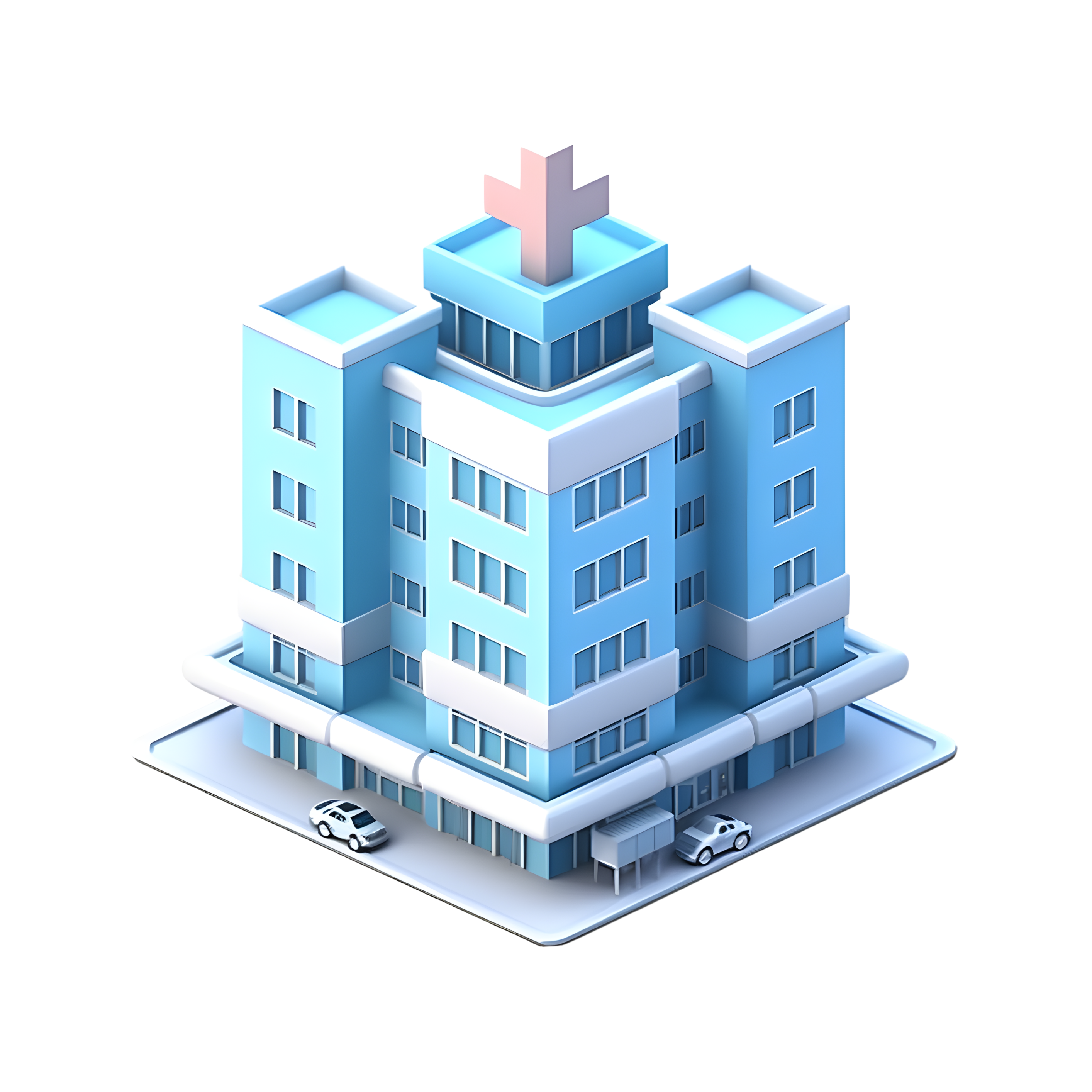 3D医院医疗图标素材