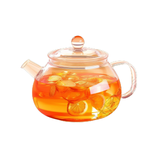 一壶茶半透明高清PNG图形素材