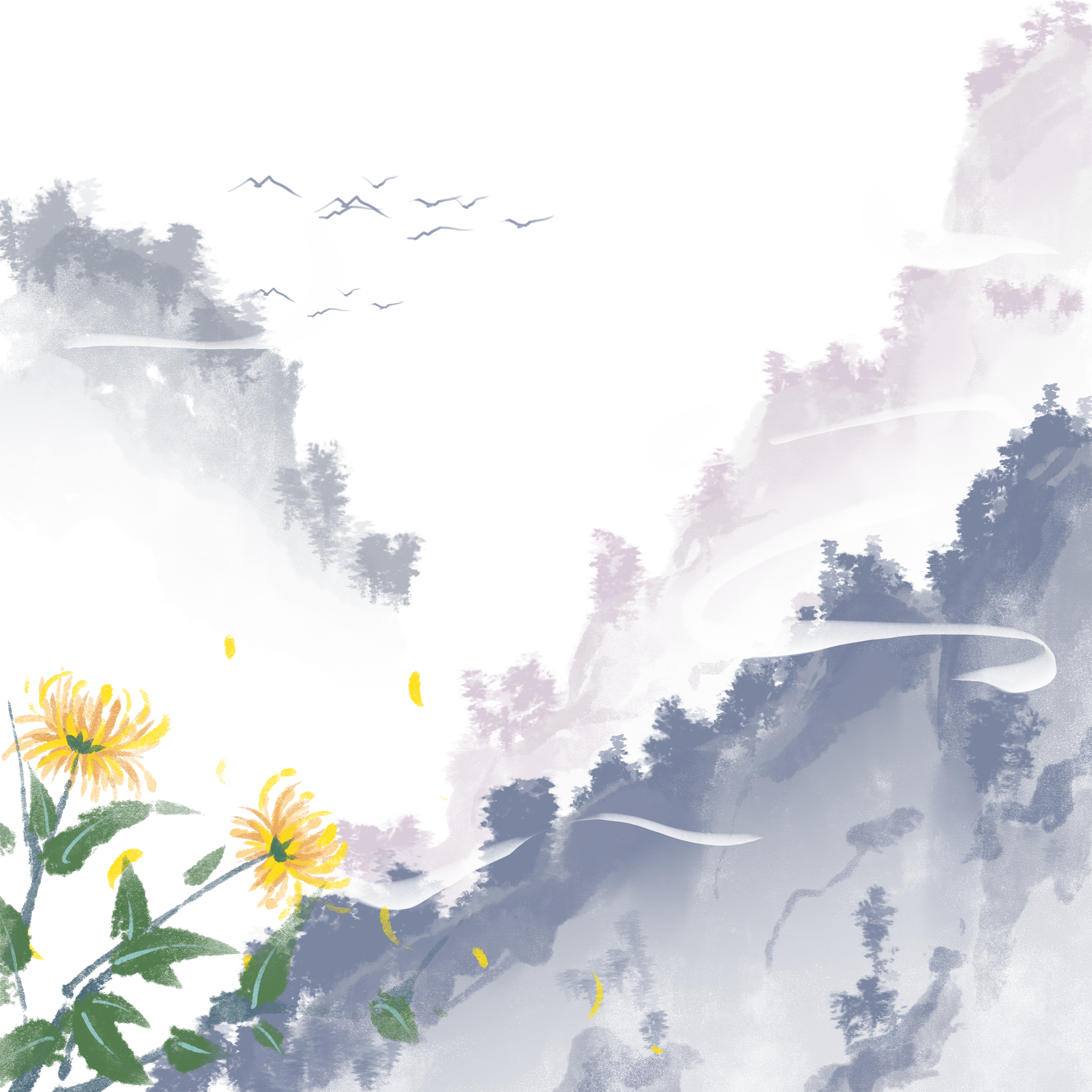 重阳插画作文如何制作