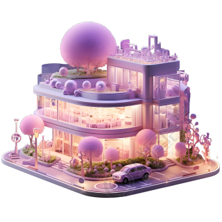 购物建筑创意商业使用元素