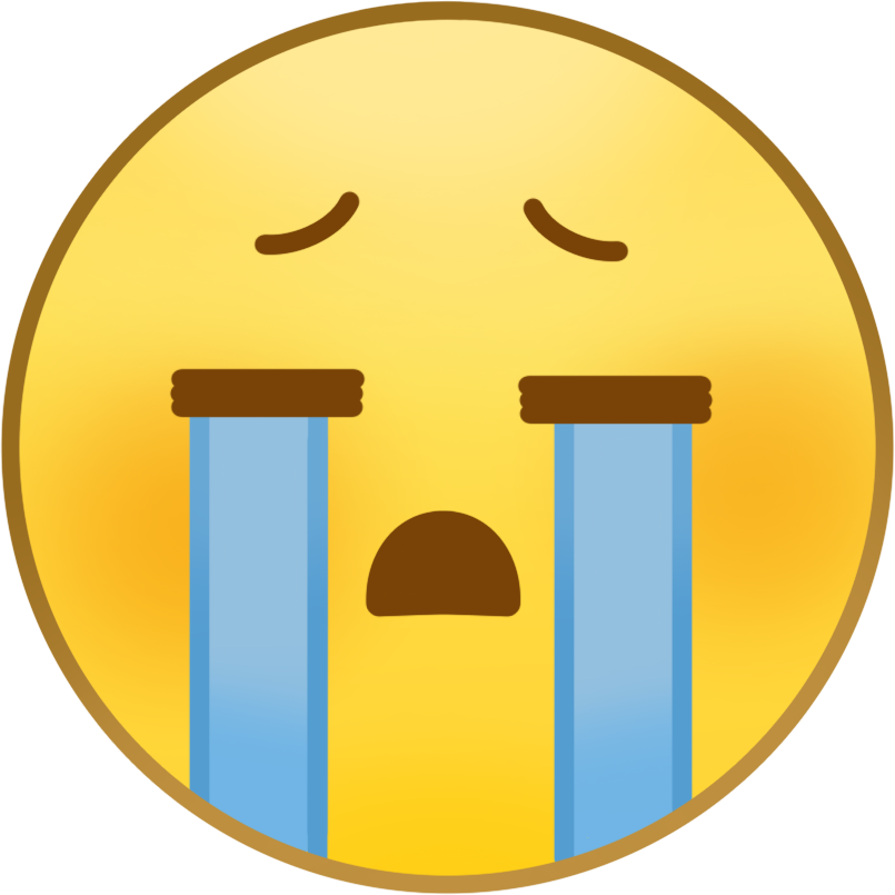 微信表情包伤心表情图标PNG商用插画