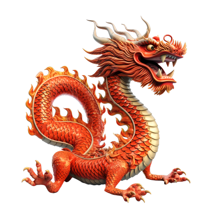 商业可用3D中国龙图形素材