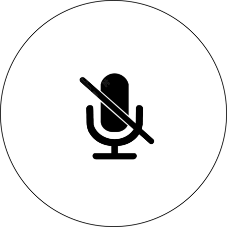 手机通话静音图标透明背景插画