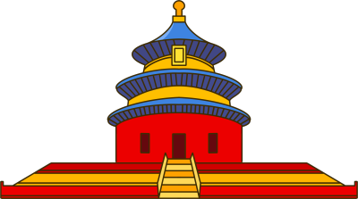 透明背景北京建筑天坛商用素材
