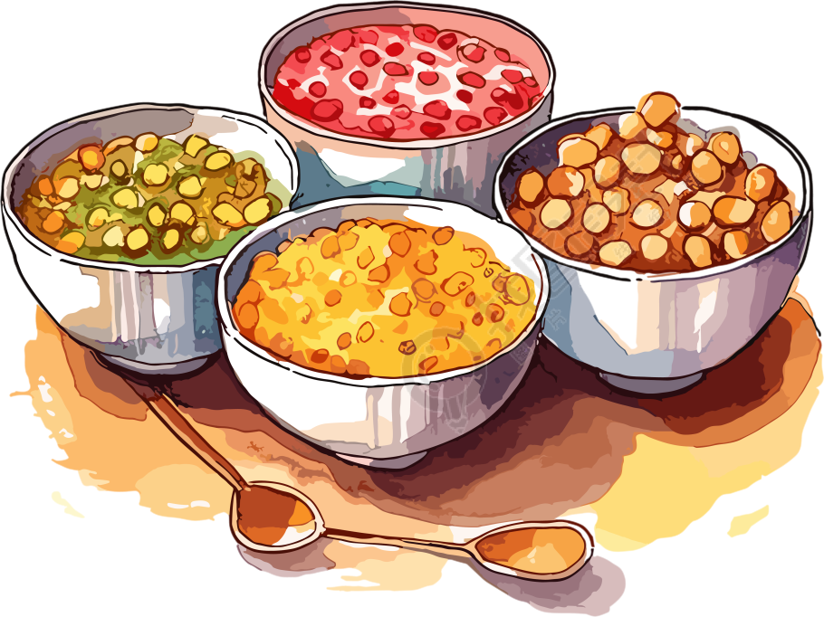夏日营养粥高清图形素材
