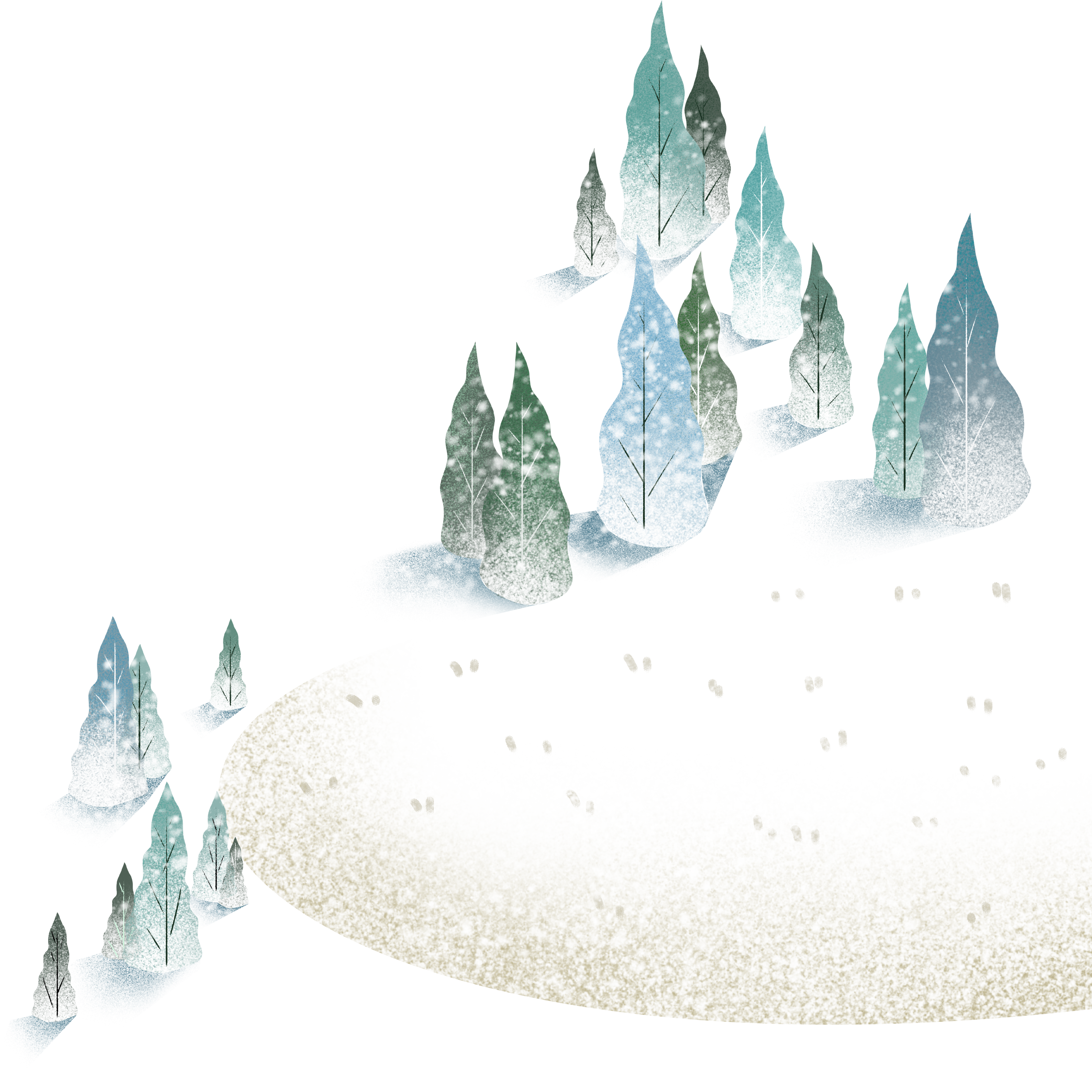 大雪素材视频如何画