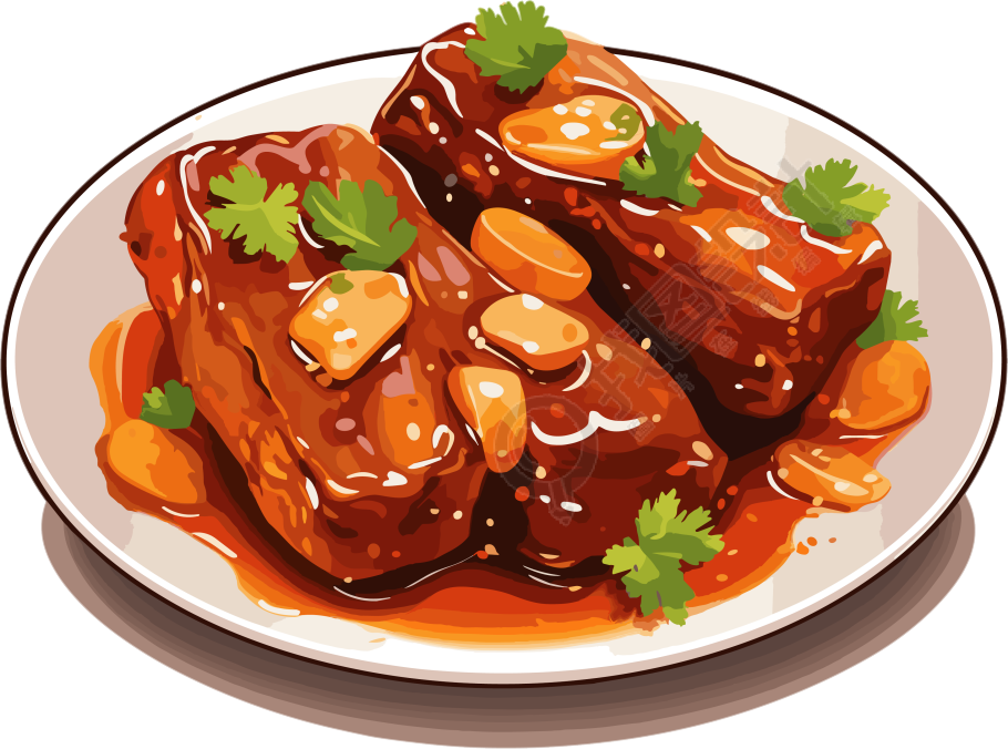 美味的冬日牛排可商用素材