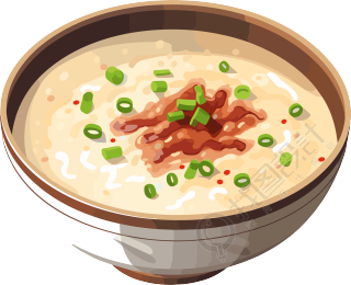 美味的蒸蛋冬季美食矢量插图