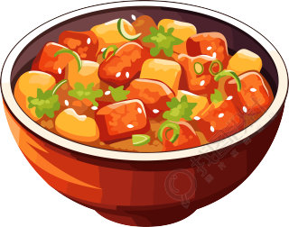 冬季美食透明背景素材