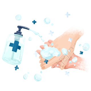 勤洗手预防流感传染病商用插图