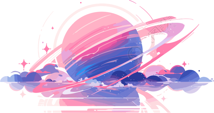 星球矢量插图PNG素材