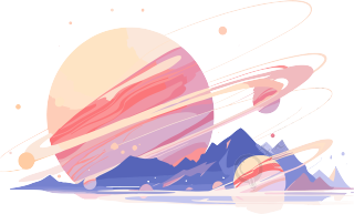 透明背景外星行星矢量图素材