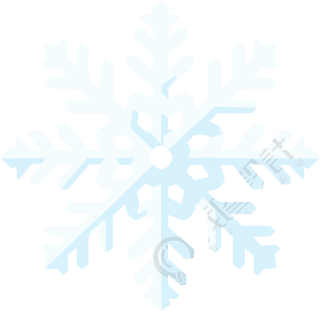 商业用途冬季雪花PNG素材