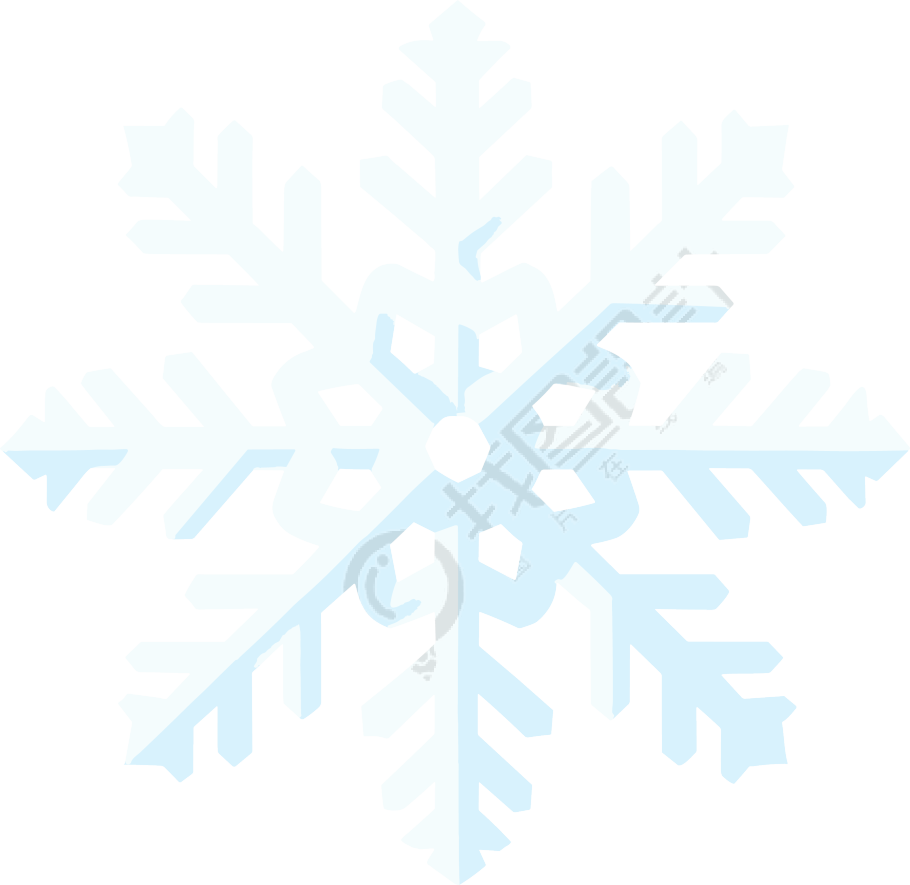 商业用途冬季雪花PNG素材